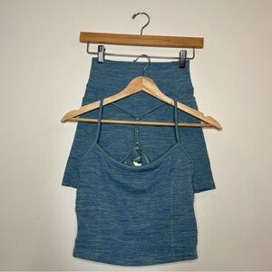 Women's Blue Bike Shorts